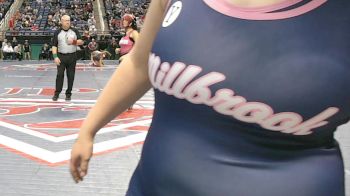 8A - 165 lbs Quarterfinal - Avery Edwards, Millbrook vs Nadia Barber, Hoke County High School