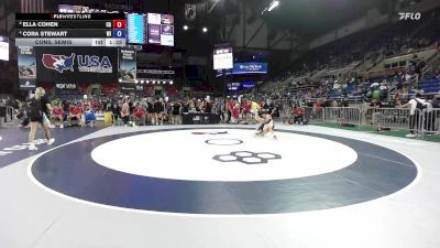 110 lbs Cons. Semis - Ella Cohen, CA vs Cora Stewart, WI