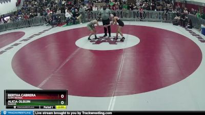 105 lbs Quarterfinal - Bertha Cabrera, SLAM! NEVADA vs Alicia Olguin, Rancho