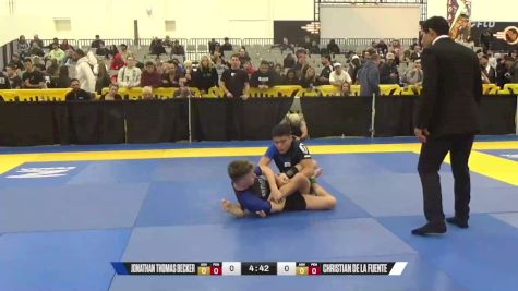 Christian De La Fuente vs Jonathan Thomas Becker 2024 World IBJJF Jiu-Jitsu No-Gi Championship