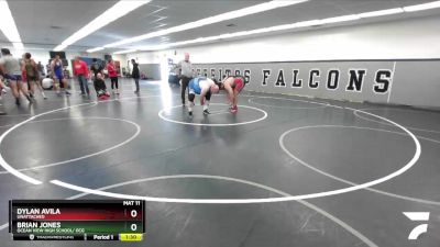 285 lbs Semifinal - Dylan Avila, Unattached vs Brian Jones, OCEAN VIEW HIGH SCHOOL/ OCG