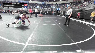 148 lbs Consi Of 8 #2 - Andrew Mcelroy, Young Warrior vs Daniel Presley, Collum Wrestling Academy