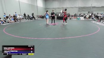 170 lbs Round 3 (8 Team) - Kali Hayden, Oklahoma vs Megan Preston, Florida