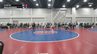 120 lbs Cons. Rd Of 16 - Oliver Oei, Level Up Wrestling Center vs Bryce Stephenson, Reverence Wrestling Club