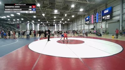 100 lbs Cons. Semis - Samantha Jones, Ascend Wrestling Academy vs Isabella Gonzalez, Lake Stevens Wrestling Club