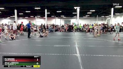 52 lbs Semis (4 Team) - Kyle LaRocca, Mat Warriors vs PJ Woods, Bitetto Trained