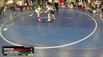 78 lbs Cons. Round 4 - Alexander Serna, Payson Lions Wrestling Club vs Maddx Ihde, Uintah Wrestling