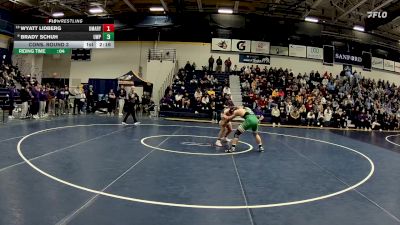 174 lbs Cons. Round 3 - Wyatt Lidberg, UMary vs Brady Schuh, Wisconsin-Parkside