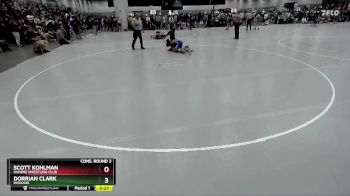 106 lbs Cons. Round 3 - Dorrian Clark, Missouri vs Scott Kohlman, Dundee Wrestling Club