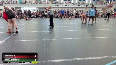 175 lbs Round 3 (6 Team) - Aiden Buck, Funky Monkey vs Brady Williams, Beebe Trained Silver