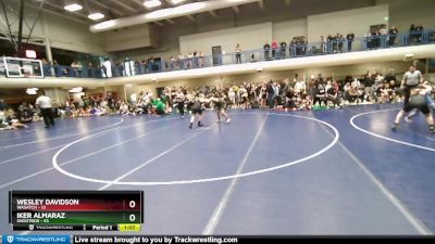 110 lbs Round 1 (4 Team) - Wesley Davidson, Wasatch vs Iker Almaraz, Shootbox