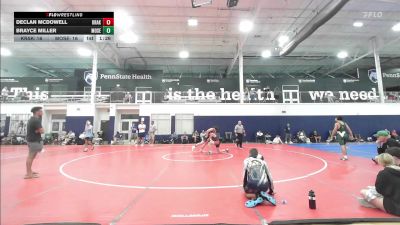 140 lbs Rr Rnd 2 - Declan McDowell, Kraken Blue - HSCB vs Brayce Miller, Mosers Mat Club - HSCB