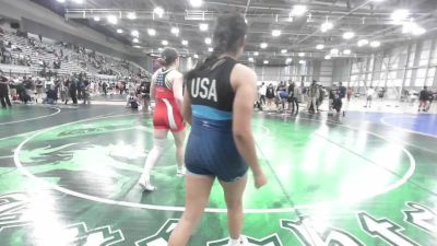 145 lbs 1st Place Match - Josephine Ives, Roosters Wrestling Club vs Emily Ortiz, Ono Kine Wrestling Club