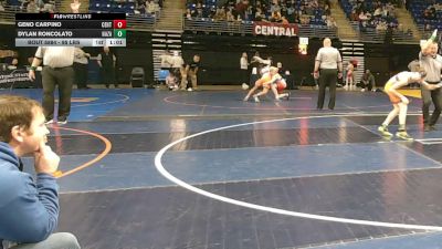 95 lbs Quarterfinal - Geno Carpino, Central Bucks vs Dylan Roncolato, Nazareth