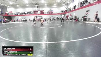 141 lbs Champ. Round 3 - Krayle Stormer, Northern State vs Caleb Chaves, Chadron State