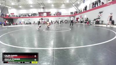 141 lbs Champ. Round 3 - Krayle Stormer, Northern State vs Caleb Chaves, Chadron State