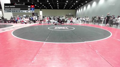 157 lbs Cons. Sub-rd Of 16 - Isaac Bates, Powerhouse Wrestling Club vs Grady Mortensen, Angry Fish