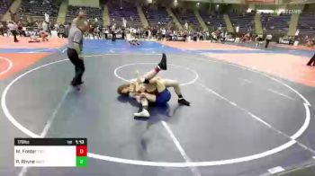 170 lbs Round Of 16 - Matthew Foster, Top Of The Rock vs Pepper Rhyne, Moffat County Youth Wrestiling