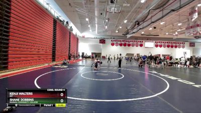 133 lbs Cons. Round 4 - Shane Dobbins, Nassau Community College vs Kenji Walters, RIT