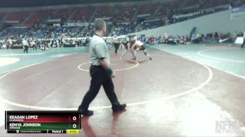 6A-190 lbs Cons. Semi - Keagan Lopez, Clackamas vs Kenya Johnson, Sprague