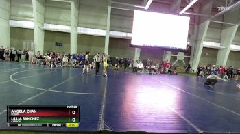 105 lbs Champ. Round 1 - Angela Zhan, Logan vs Lillia Sanchez, Carbon