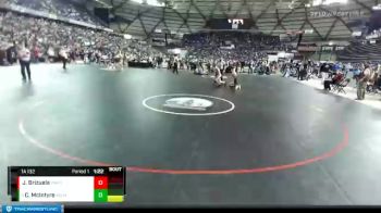 1 lbs Quarterfinal - Colin McIntyre, Vashon Island vs Julio Brizuela, Wapato