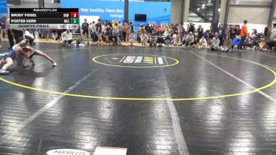 90 lbs Quarterfinal - Brody Fissel, New Oxford vs Porter Kerr, Millerstown