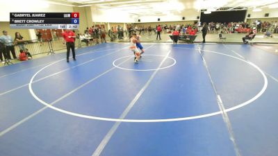 132 lbs Quarters - Gabryel Juarez, Lion Of Judah Wrestling Academy vs Brett Crowley