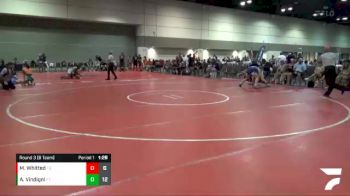 115 lbs Round 3 (8 Team) - Mady Whitted, Indiana Ice vs Addison Vindigni, MXW Purple