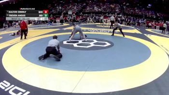 D3-150 lbs Champ. Round 1 - Treven Angus, John. Northridge vs Dalton Oberly, Waynedale