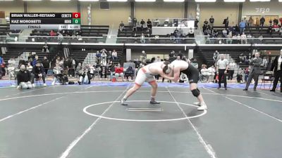285 lbs Final - Brian Waller-Reitano, Central Catholic vs Kaz Morosetti, North Kingstown