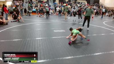 56 lbs Round 3 - Landry Gaddist, Summerville Takedown vs Ryker Boyd, James Island Youth