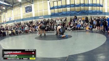 285 lbs Semis & Wb (16 Team) - Kameron Hazelett, Lowell vs Ayden Burton, Franklin Community