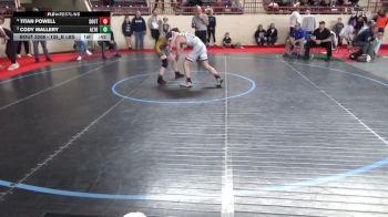 135_B lbs Consolation - Titan Powell, Southern Columbia vs Cody Mallery, Altoona