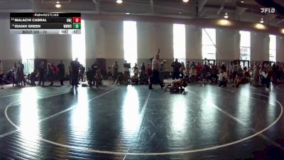 70 lbs Cons. Round 2 - Malachi Cabral, Guerrilla Wrestling (GWA) vs Isaiah Green, Willie Walters Wrestling Club