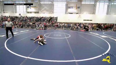 83 lbs Champ. Round 2 - Colin Orr, Club Not Listed vs Eric Valente, Niskayuna Youth Wrestling