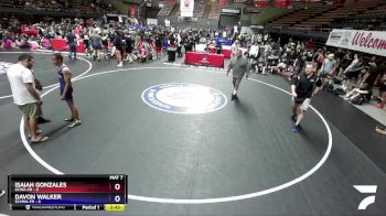 120 lbs Round 4 (16 Team) - Isaiah Gonzales, KCWA-FR vs Davon Walker, SCVWA-FR