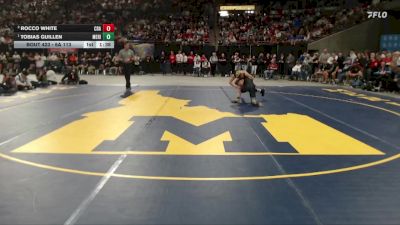 6A 113 lbs 1st Place Match - Tobias Guillen, Meridian vs Rocco White, Coeur D Alene