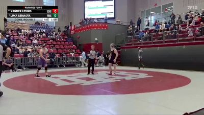 215 lbs Cons. Round 2 - Luka Lemaota, Father Ryan High School vs Xander Levins, Knoxville Catholic High School