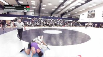 149 lbs Champ. Round 2 - John Mairano, New York University vs Blaise Kokkales, Adrian
