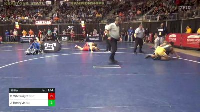 195 lbs Semifinal - Clayton Whitenight, Central Columbia vs Jance Henry Jr, Aliquippa