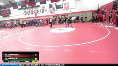 190 lbs Cons. Round 3 - Julian Llamas, Davis vs Julian Fonseca, Okanogan