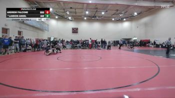 144 lbs Champ. Round 2 - Landon Andel, Garrettsville Garfield vs Andrew Falcone, Brecksville B