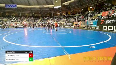 130 lbs Round Of 16 - Jeremiah Martinez, SoCal Hammers vs Mason Moseley, RAW Wrestling Club