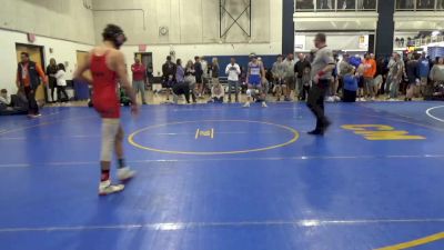 107 lbs Round Of 16 - Daelon Britt, Bishop McCort vs Kai Bland, Trinity