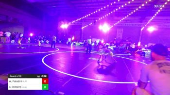 62 lbs Round Of 16 - Weston Paladini, Black Fox Wrestling Academy vs Caleb Romero, Manu WC