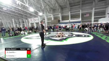 157 lbs Champ. Round 3 - Samson Castillo, Bishop Kelly vs Alex Crawley, Canyon View