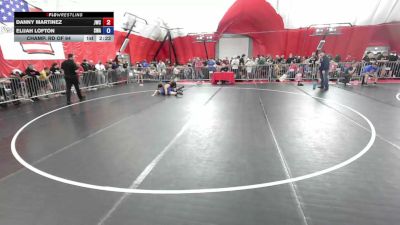 132 lbs Champ. Rd Of 64 - Danny Martinez, JRW Wrestling Club vs Elijah Lofton, Summit Wrestling Academy