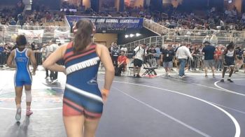 130 lbs Quarterfinal - Elysse Fredenburg, Cocoa Beach vs Willow White, South Dade