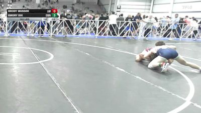 160 lbs Round Of 32 - Brody Musser, LAW Blue - HSB vs Emory Dix, CKWA - HSB